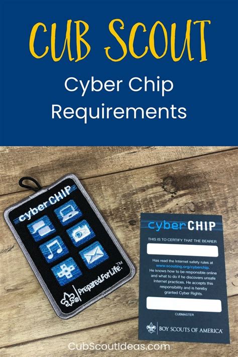 webelos cyber chip 4 5.